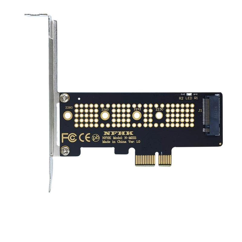 M.2 NVMe SSD NGFF To PCIE X16 Adapter M Key Interface Card Support PCI-e PCI Express 3.0 2230-2280 Size M.2 M2 Pcie Adapter