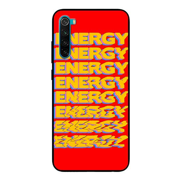 Ốp Lưng in cho Xiaomi Redmi Note 8 Mẫu Năng Lượng - Hàng Chính Hãng