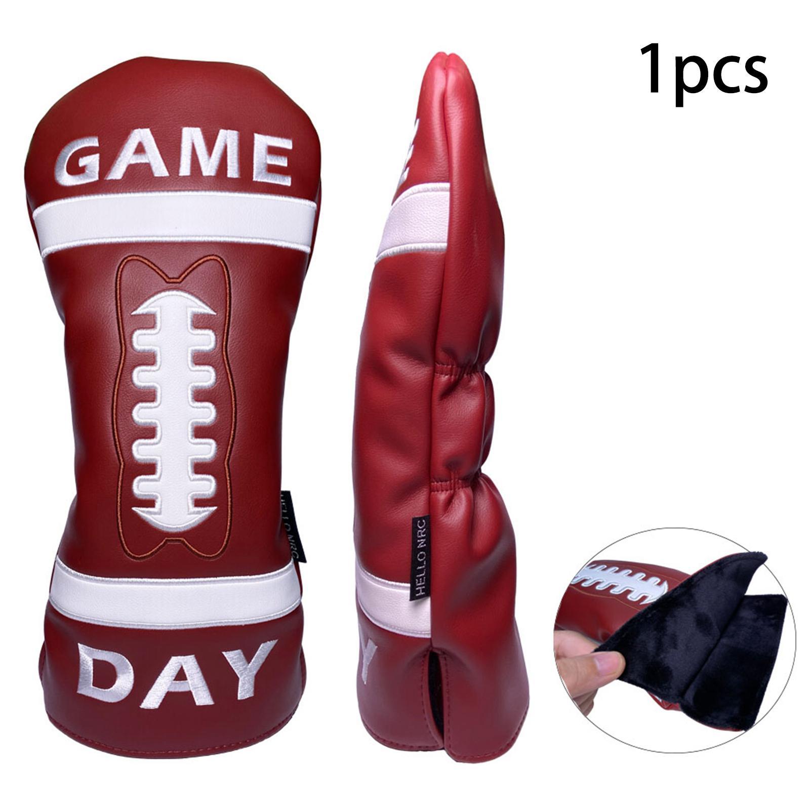 Golf  Covers, Golf Headcover Set Golf Accessories PU Leather Waterproof Golf Club Head Covers Protector Guard for Women Men, Golf Bag