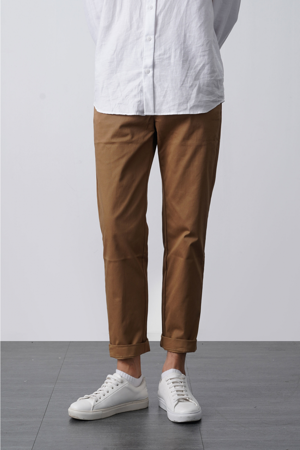 QUẦN KAKI NAM form slim crop nhiều màu có độ co giãn nhẹ - 10F21PCA002C | LASTORE MENSWEAR