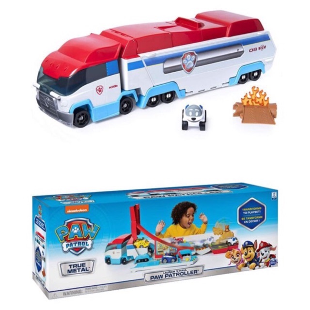 Xe Tải Lắp Ráp Đường Đua Launch n Haul Paw Patrol