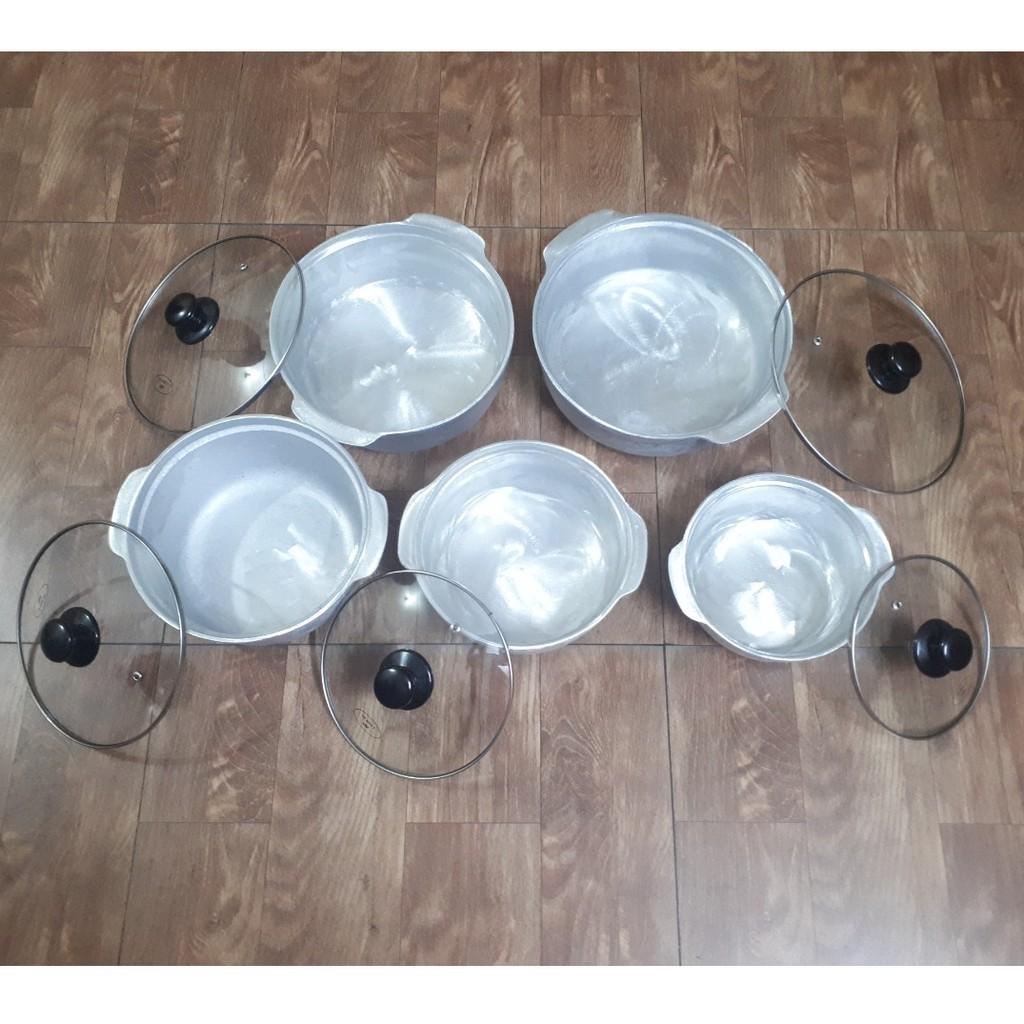 Nồi gang đúc kho thịt cá, nấu cháo lẩu 19-27cm