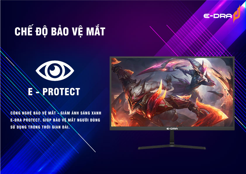 Màn hình máy tính gaming E-Dra EGM27F2 27 inch FullHD 165hz - Hàng chính hãng