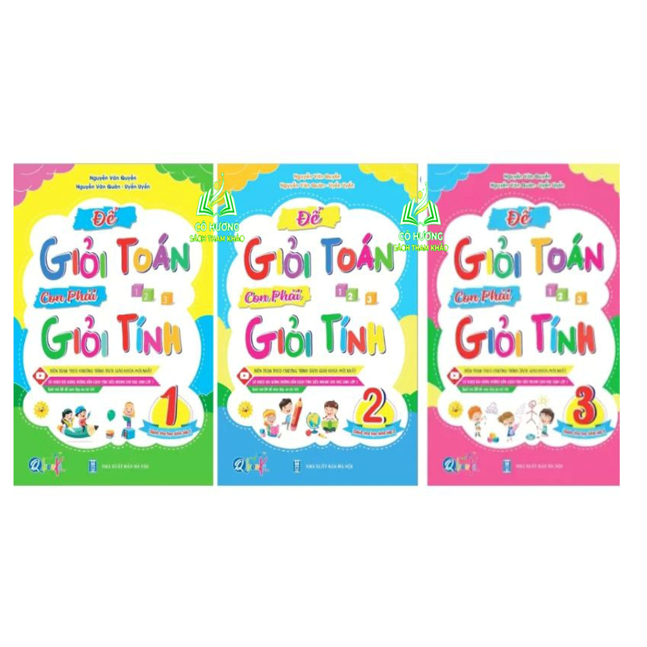 Sách - Combo 3 cuốn Để Giỏi Toán Con Phải Giỏi Tính