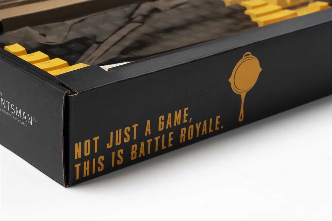Bàn phím có dây Razer Huntsman V2-Optical Gaming Keyboard-PUBG: Battlegrounds Edition _Mới, hàng chính hãng