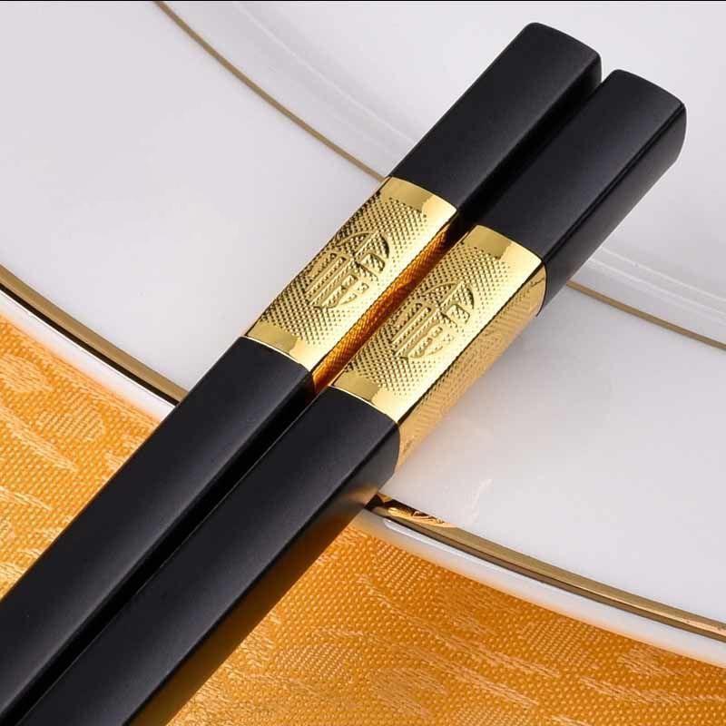 Đũa ăn cơm màu đen COMBO 10 đôi đũa chất liệu nhựa an toàn không độc hại Đồ gắp thức ăn Dụng cụ nhà bếp 10D