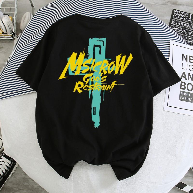 Áo Thun Nam Ngắn Tay In Chữ Thời Trang