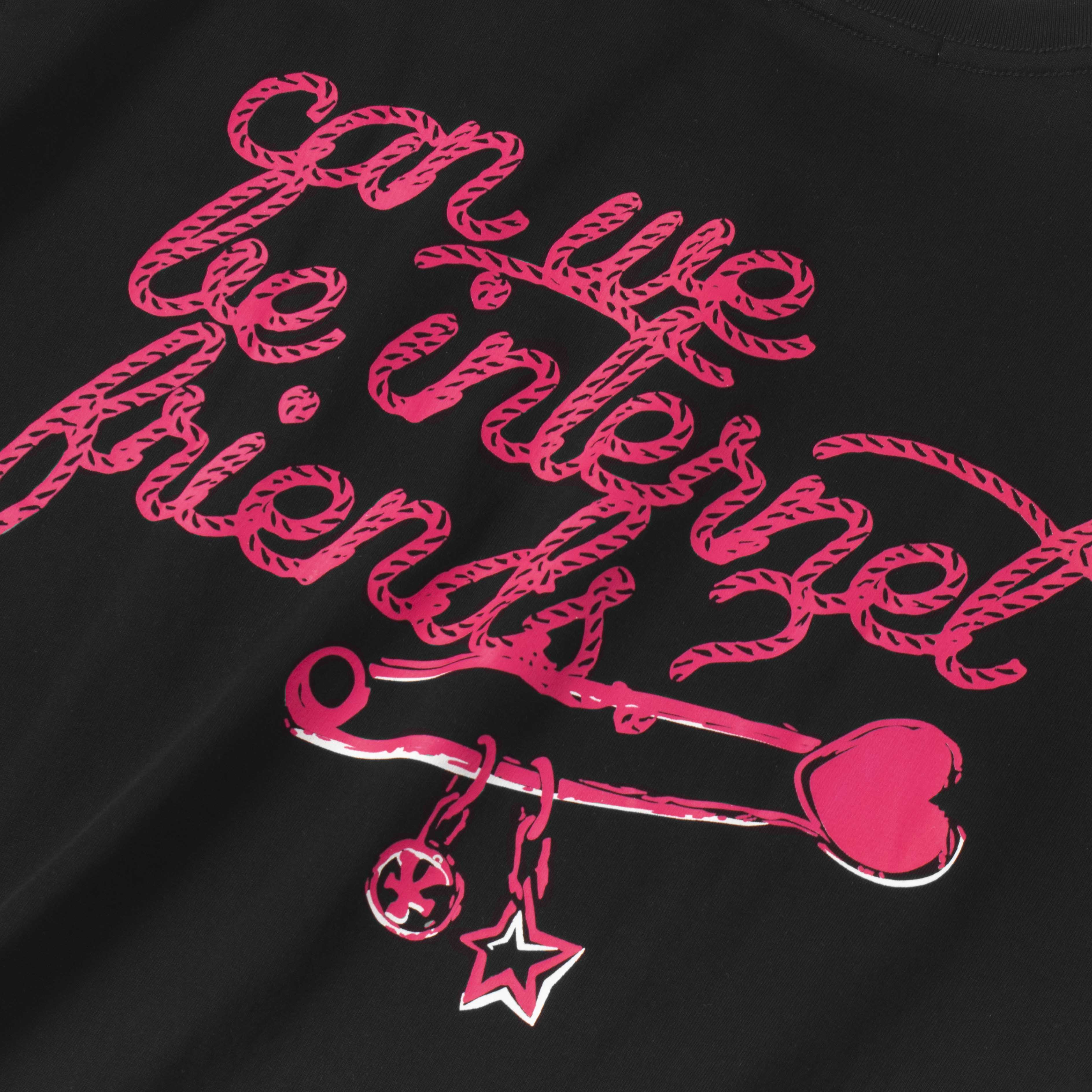 Áo Thun DirtyCoins Internet Friends Relaxed T-shirt - Black