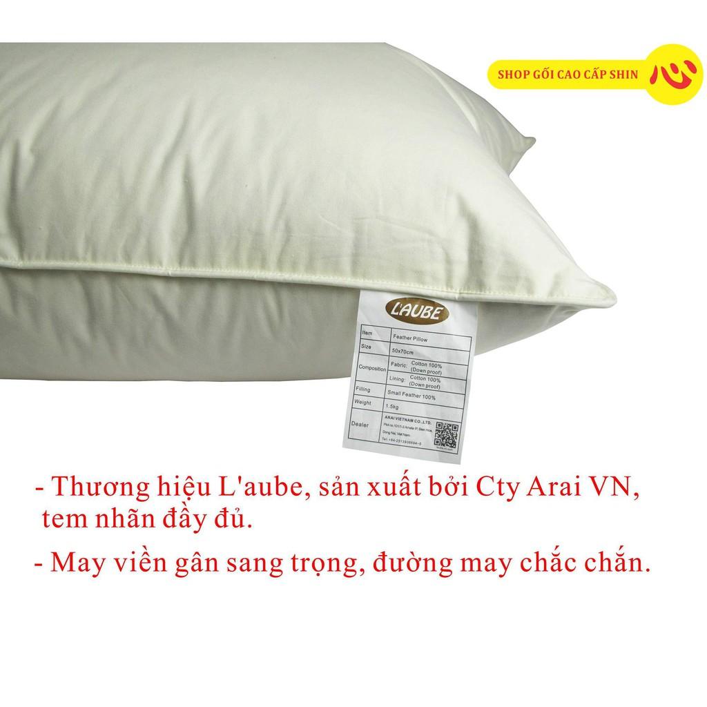 Gối ngủ lông vũ tự nhiên cao cấp 50x70cm