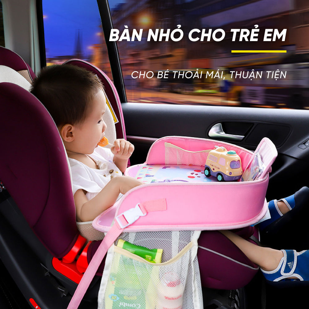 Bàn nhỏ cho em bé trên xe ô tô, bàn mini cho bé trai bé gái