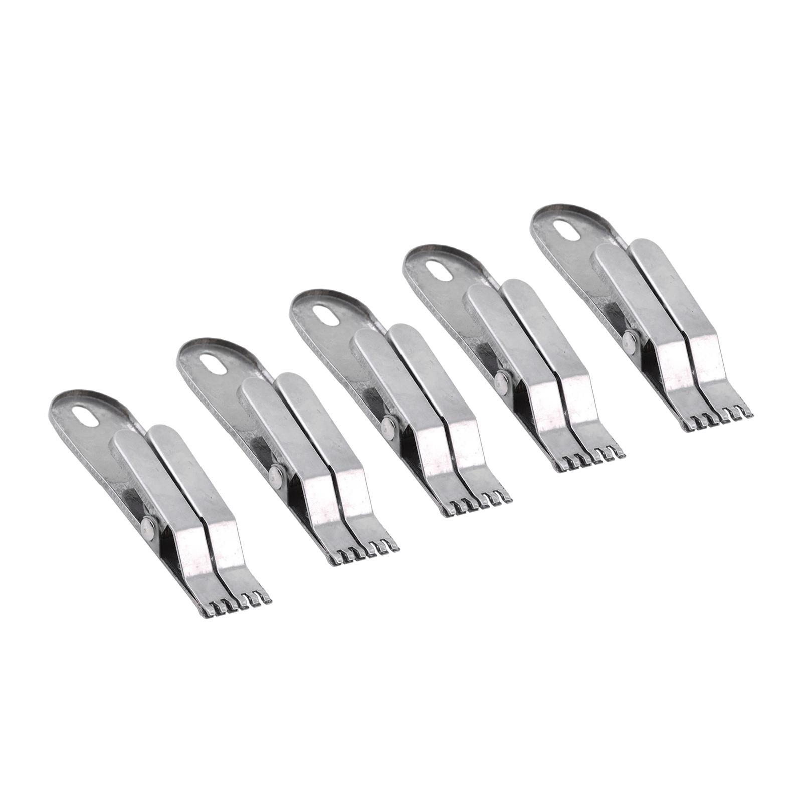 5 Pieces Live Maggot Hook Clip Baits Hangers Fishing Accessories Portable