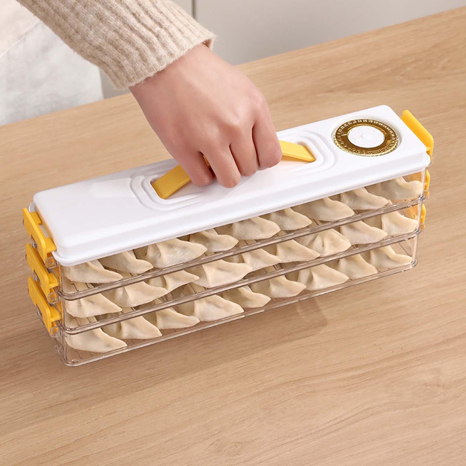 Refrigerator Dumpling Storage Box Multi-layer Food Freezing Box Storage Case