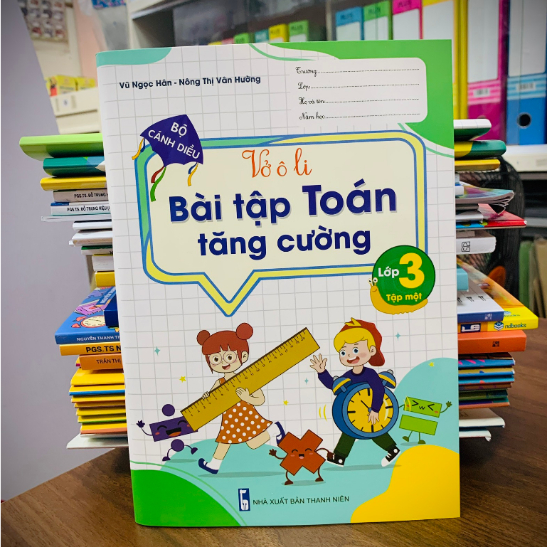 Sách - Vở Ô li Bài Tập Toán Tăng Cường lớp 3 - tập 1