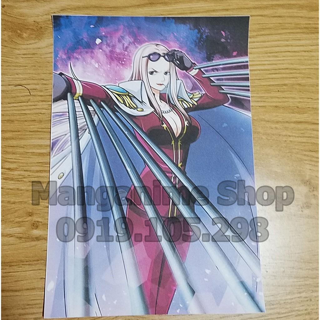 Bộ 10 tấm tranh poster hải quân trong Onepiece loại mỏng - marine poster onepiece