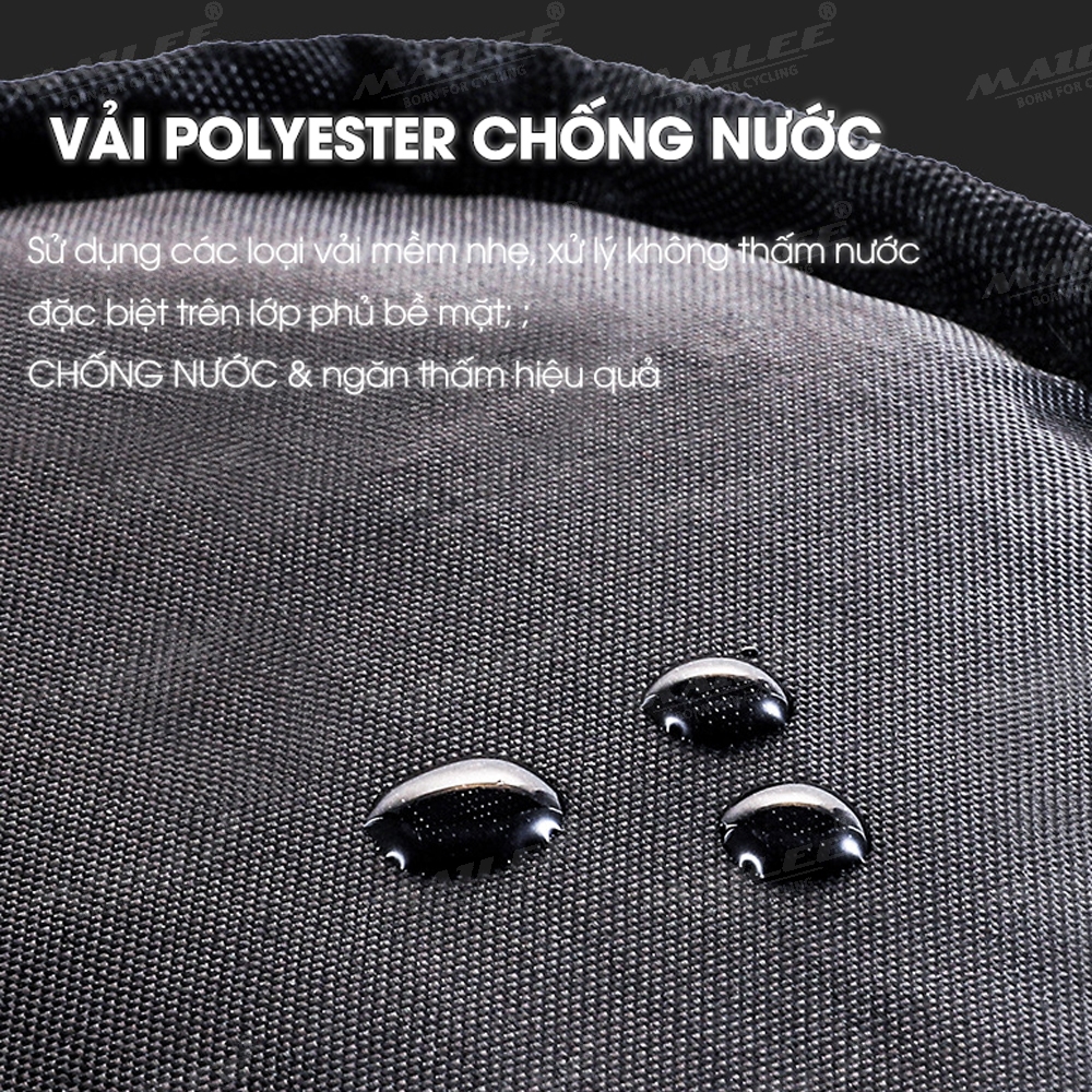 Túi Xe Đạp Gắn Baga Sau Xe Đựng Hành Lý ZZ04 Chất Liệu Vải Polyester 840D Khóa Zip Đôi Chống Nước Dung Tích Lớn Mai Lee