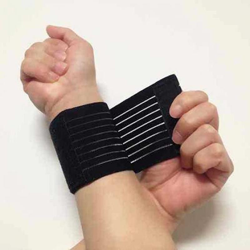 1PCS Băng dây tay Thể thao Thể thao Hỗ trợ Người bảo vệ Cổ tay Niềng Tennis Tennis Weat Fitness Cổ tay Thể thao Bộ phận An toàn Color: Random
