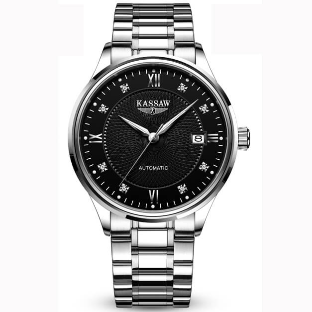 Đồng hồ nam chính hãng KASSAW K822-3 chống nước,chống xước,kính sapphire,Đồng hồ cơ ,dây kim loại thép không gỉ 316L,hàng mới 100%