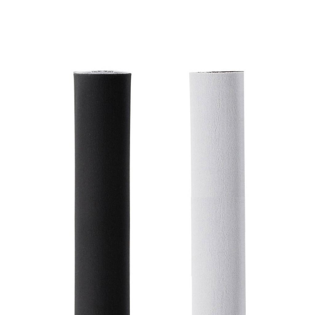 2 Pieces 118 Inch Cable Management Neoprene Cord Cover Sleeve Wire Hider Concealer Organizer Protector System for Desk TV PC Computer Home Theater, DIY by Yourself, Black and White Reversible