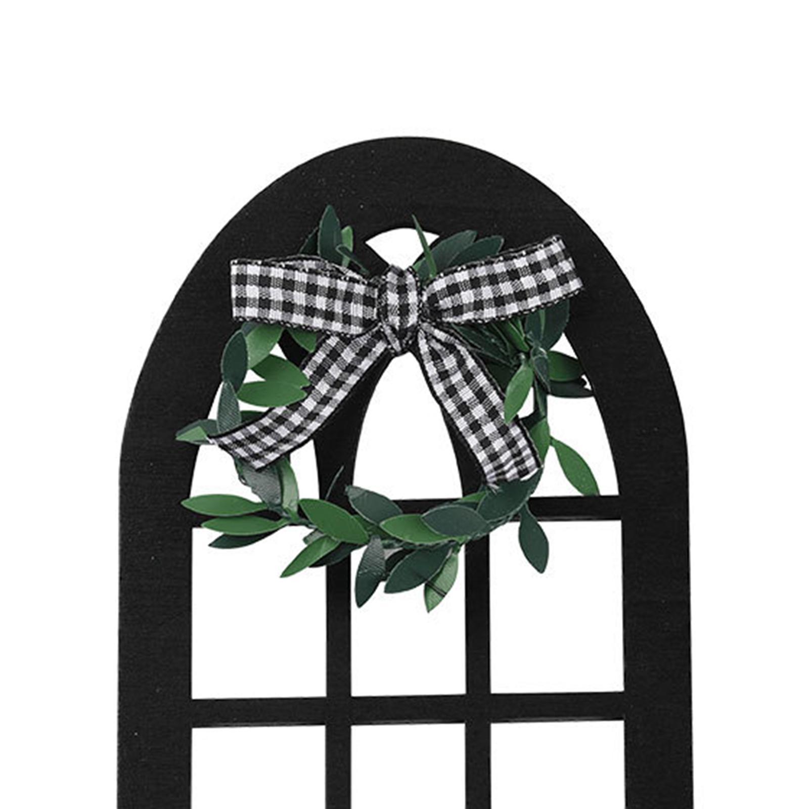 4Pcs Miniatures Ornaments Window Ladder for Indoor Shop Window Housewarming