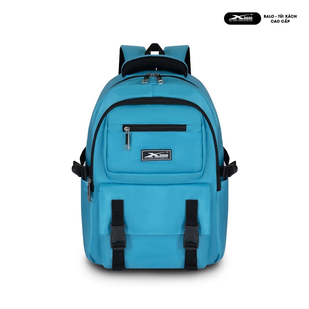 Balo Học Sinh Trung Học Cao Cấp Nhiều Ngăn Xbags Sea Blue XB3201 – Balo Chống Nước, Đựng Laptop 15.6 Inch, Màu Xanh Trẻ Trung!