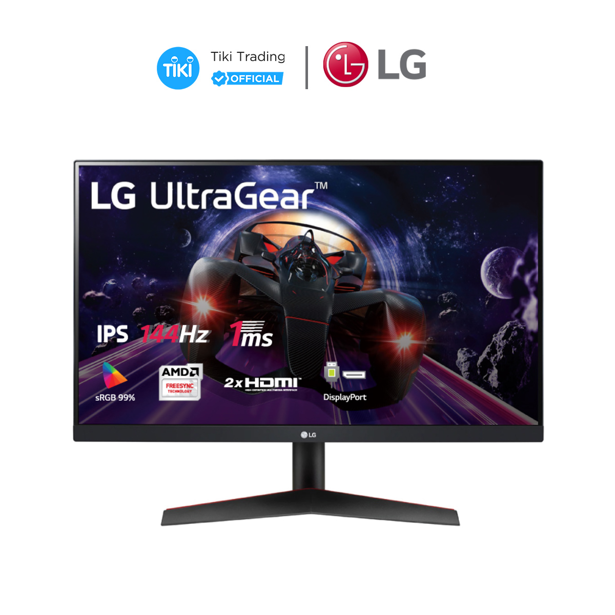 Màn hình máy tính LG UltraGear 23.8'' IPS 144Hz 1ms (GtG) HDR 24GN600-B - Hàng Chính Hãng