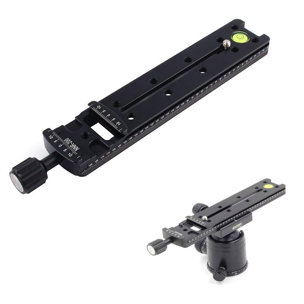 200mm Nodal Slide Rail Quick Release Plate Clamp for Panoramic Arca