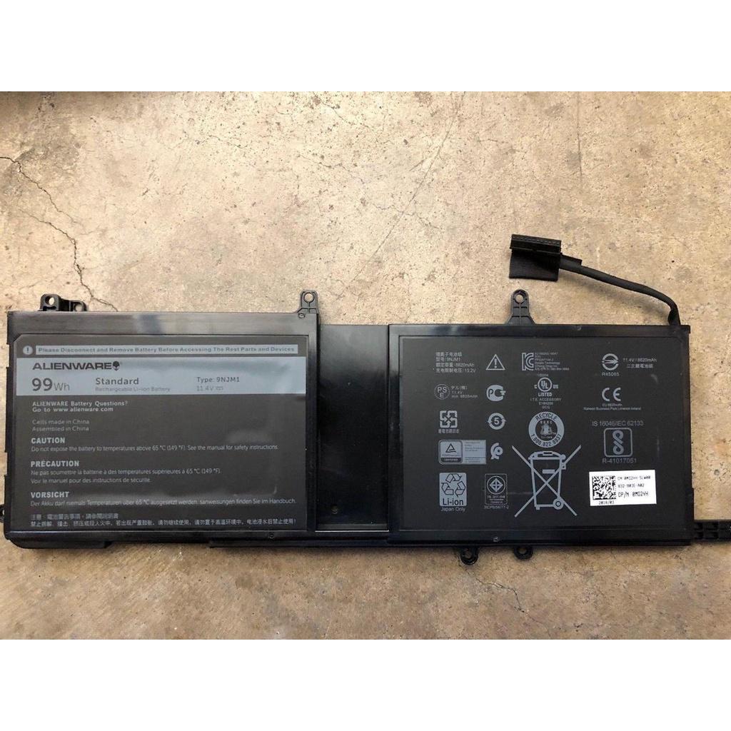 (BATTERY) PIN LAPTOP DÀNH CHO DELL ALIENWARE 15 R3 R4 9NJM1 (ZIN) (4 CELL) dùng cho Alienware 15 R3 R4, Alienware 17 R4, 44T2R