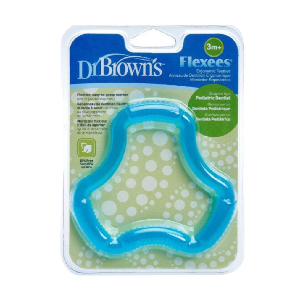 [ 100 ] Ngậm nướu Silicone hình lục lăng - Dr.Brown's ( giao màu ngẫu nhiên )