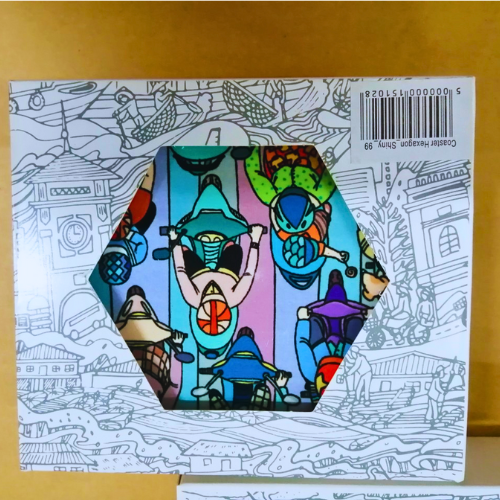 Lót ly Coaster Hexagon Shiny