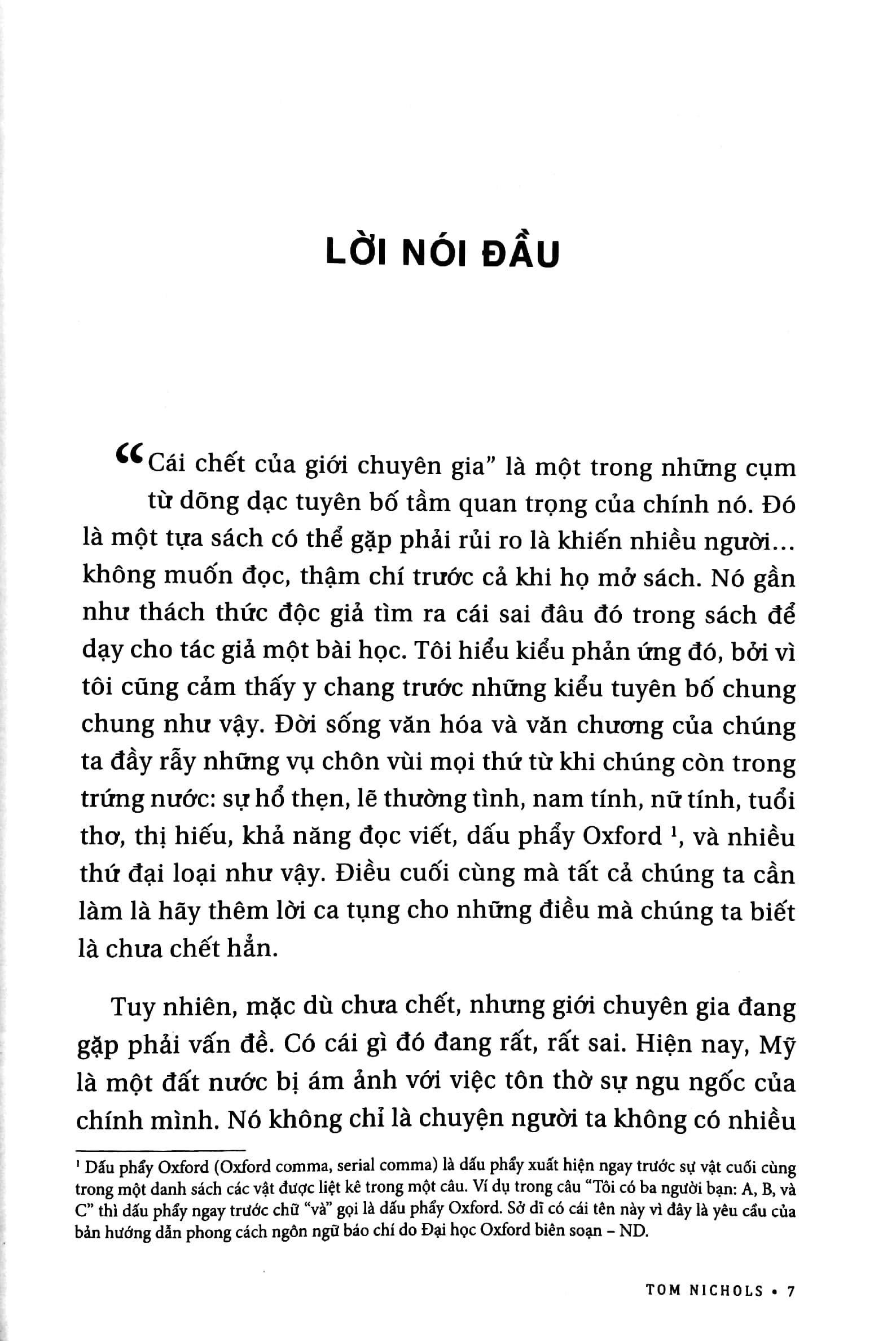 Cái Chết Của Giới Chuyên Gia - The Death Of Expertis