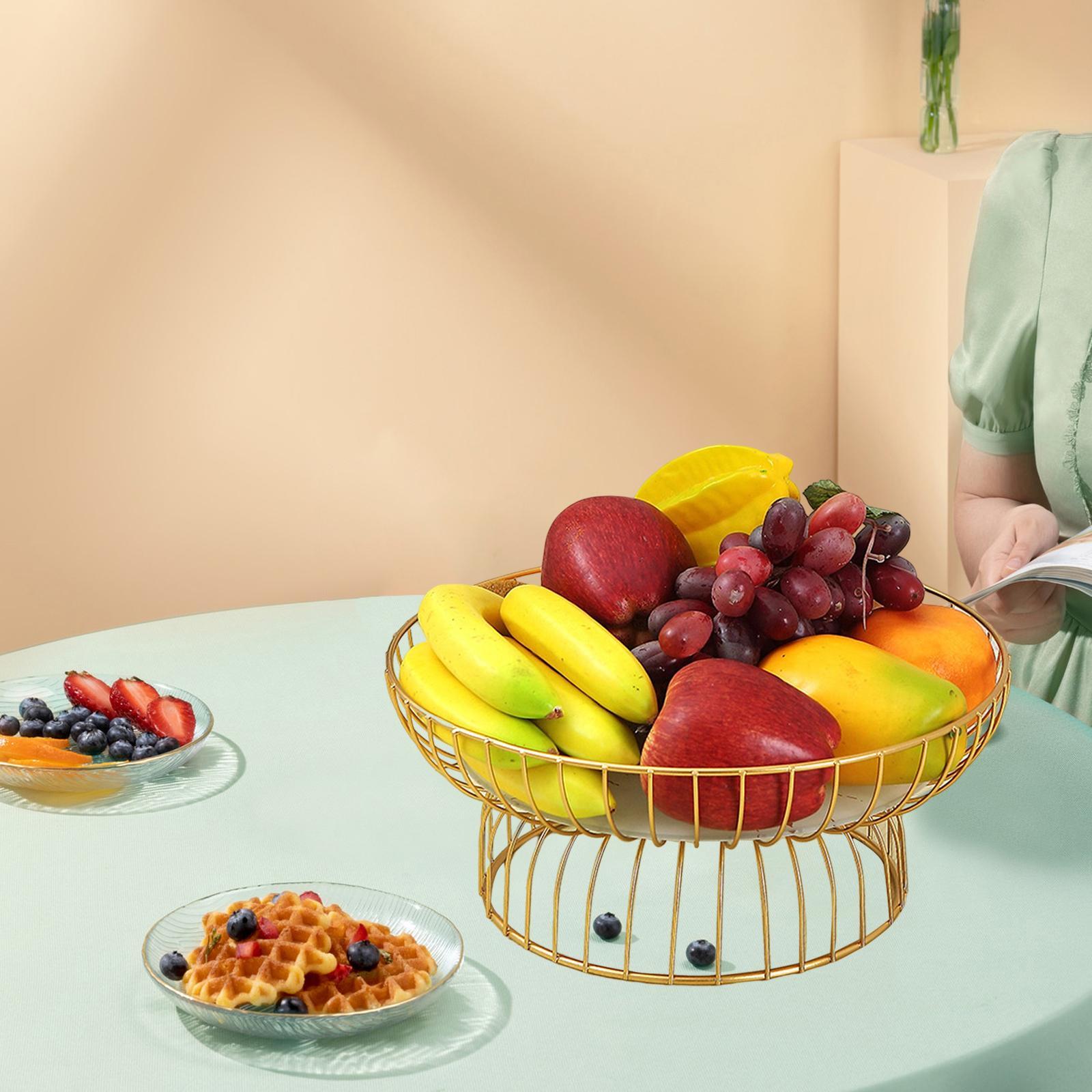 2pcs Fruit Basket Container Vegetable Stand Fruit Bowls