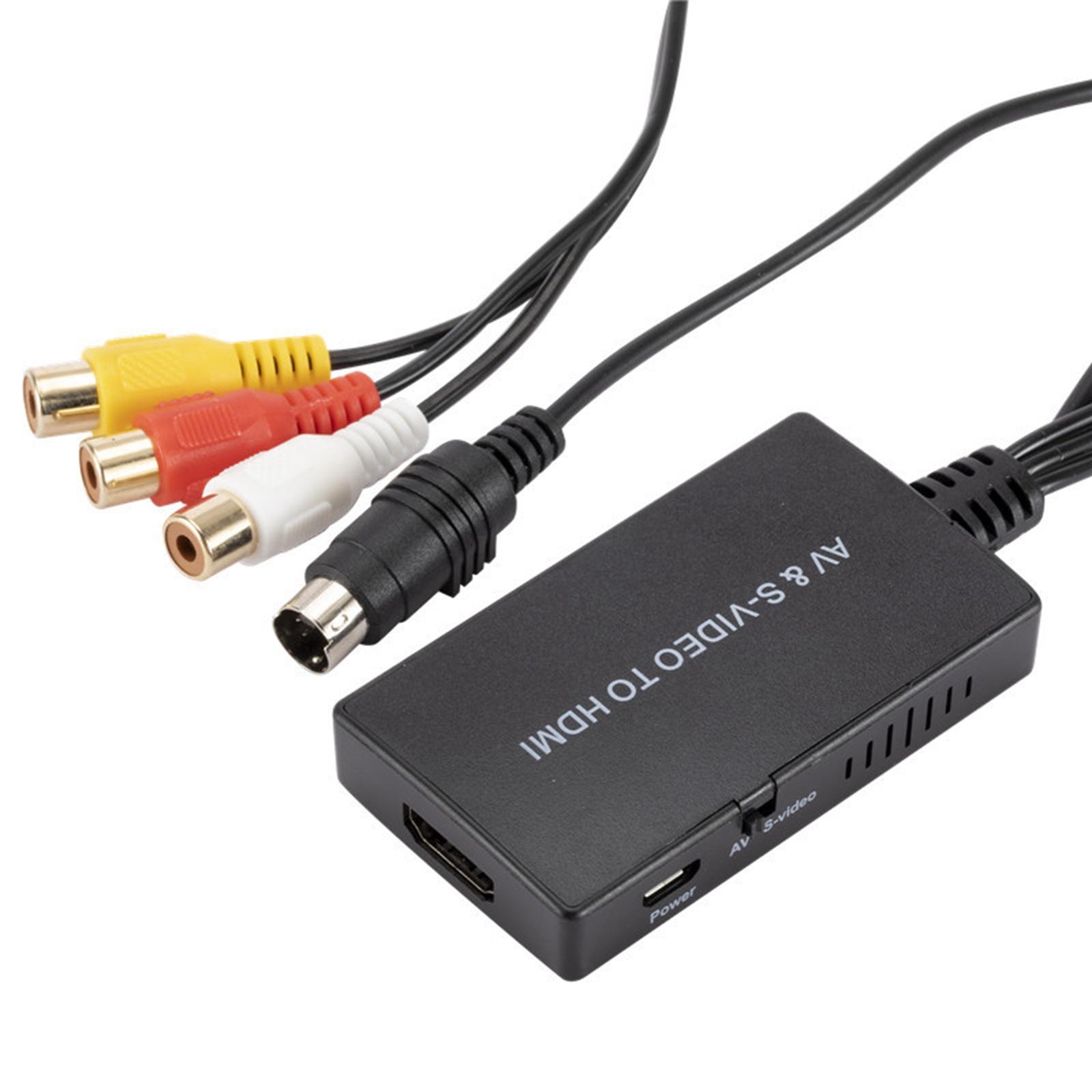 AV to Converter to Adapter Compatible for VHS VCR
