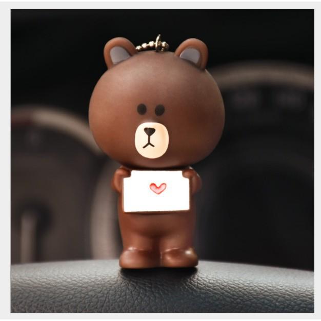 MÓC KHÓA THỎ TRẮNG VÀ GẤU BROWN-