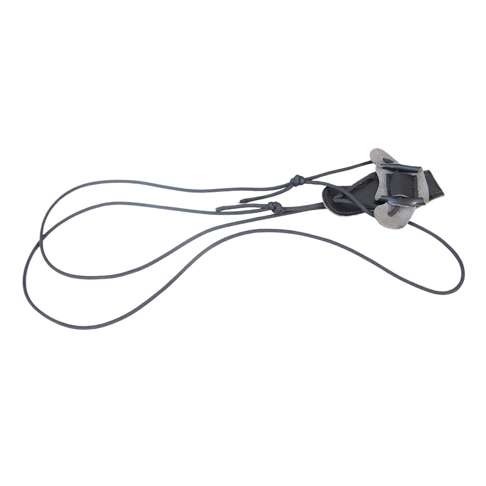 Multifunction Bow String Non Slip Rope Stable Recurve String PU Leather Bow and Arrow String for Competition Hunting Bow Equipment