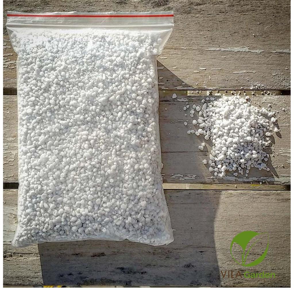 Đá Perlite - Đá Trân Châu Trồng Cây, Thủy Canh, Trang Trí Size 3 - 7mm