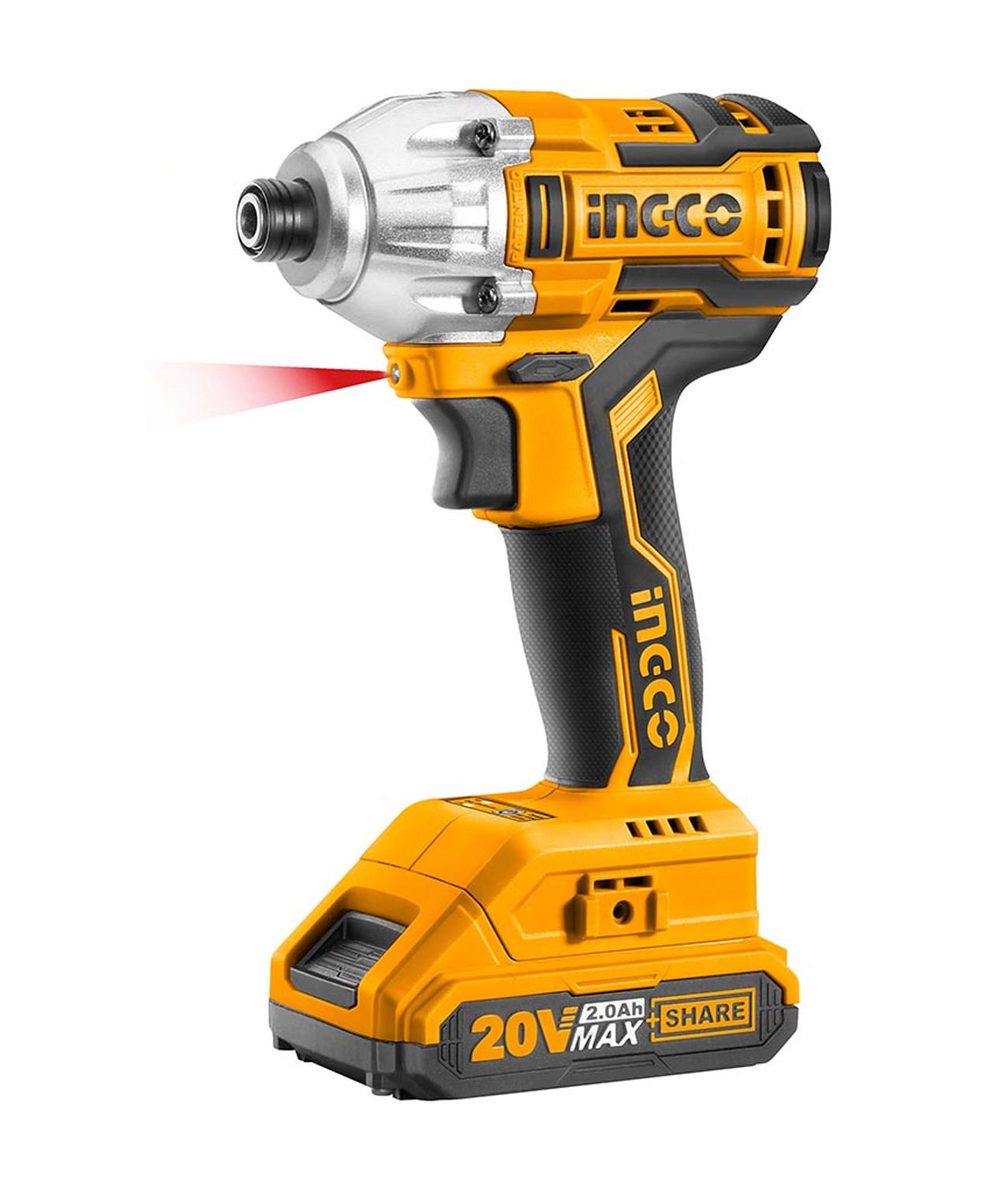 MÁY VẶN VÍT/ SIẾT VÍT DÙNG PIN 20V INGCO CIRLI2002 - HÀNG CHÍNH HÃNG