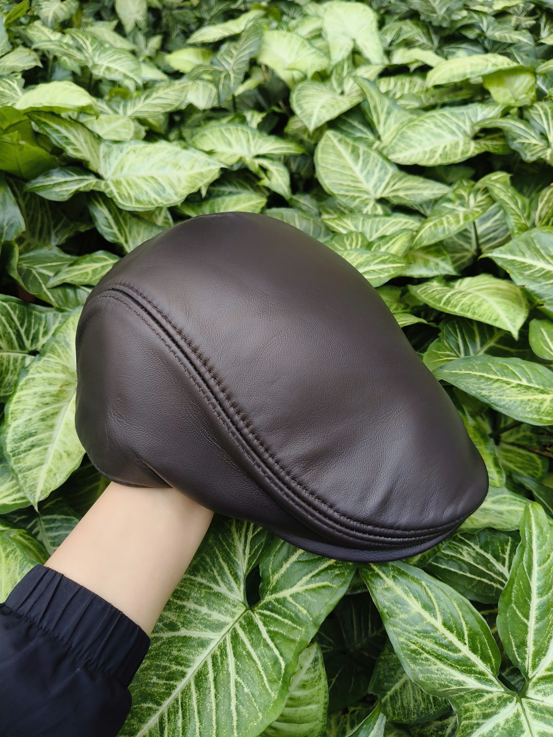 Mũ beret nam da cừu mùa đông YAOYAO BHY2097 Nón bê rê Có che tai, có dây điều chỉnh