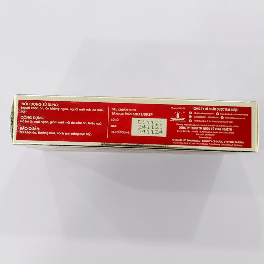 Đông Trùng Ăn Ngủ Ngon Gold New Brand Dạng Vỉ Cải Thiện Mất Ngủ, Khó Ngủ, Mệt Mỏi, Chán Ăn