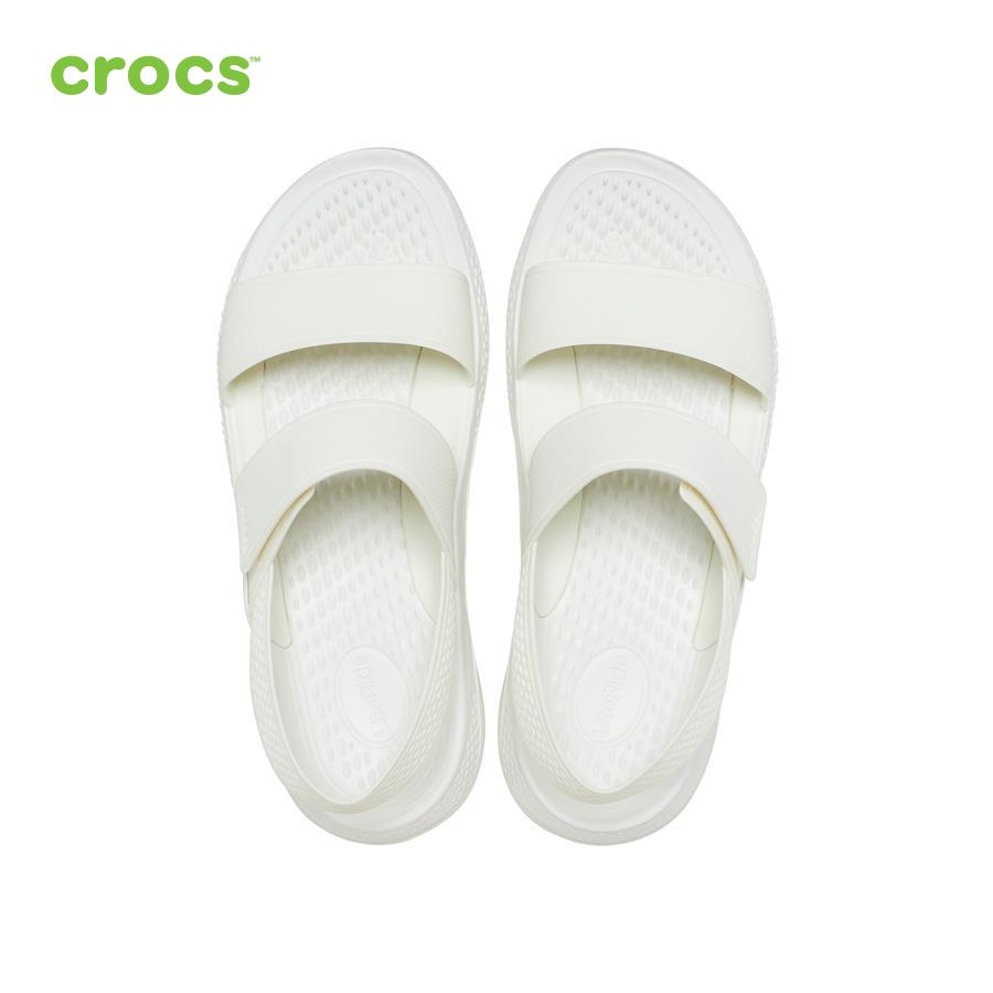 Giày sandal nữ Crocs FW LiteRide 360 Sandal W Almost White - 206711-1CN