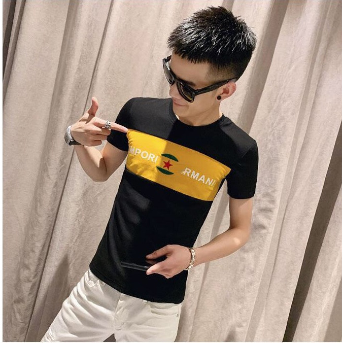 ÁO THUN NAM NGẮN TAY BODY HÀN QUỐC PHỐI MÀU