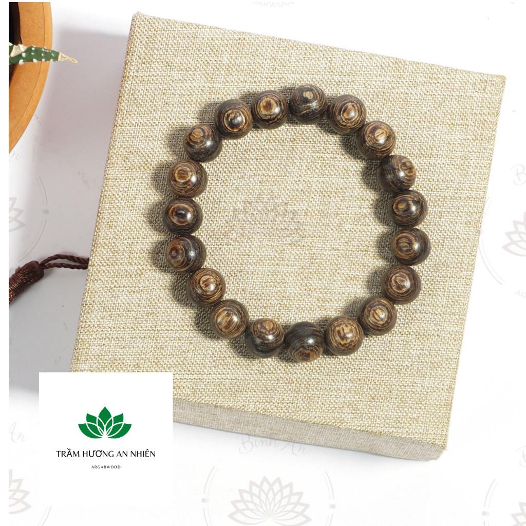 Vòng Tay Trầm Hương Tròn Đơn Sánh Chìm Nước- Trầm Hương Tự Nhiên - Size Nam Nữ, 10mm, 12mm, 14mm, 16mm, 18mm