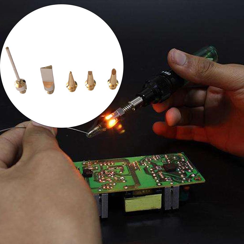 Gas Soldering Iron Kit Welding Repair for Circuit Board Soldering Iron Tip