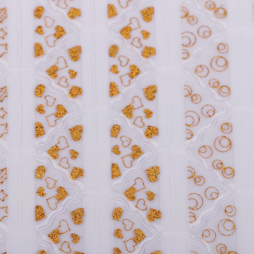 5 Sheets/Patterns Lots DIY Scrapbooking Gilding Photo Album Frame Corner Stickers Picture Corner fixed Photo Decoration Stickers