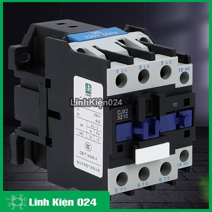 Khởi động từ contactor CJX2 380V thường mở NO vỏ chống cháy, công suất lớn