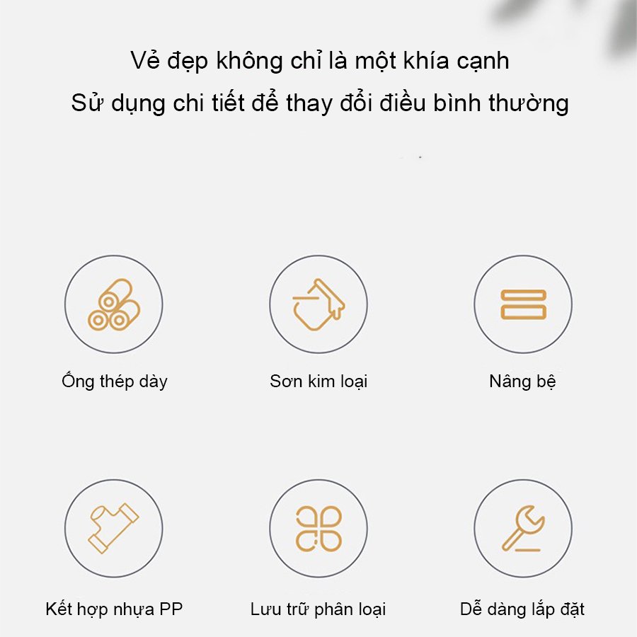 Giá Để Giày Dép Kèm Thanh Treo Đồ Chất Liệu Thép Carbon Kiểu Dáng Hiện Đại, Tiện Ích