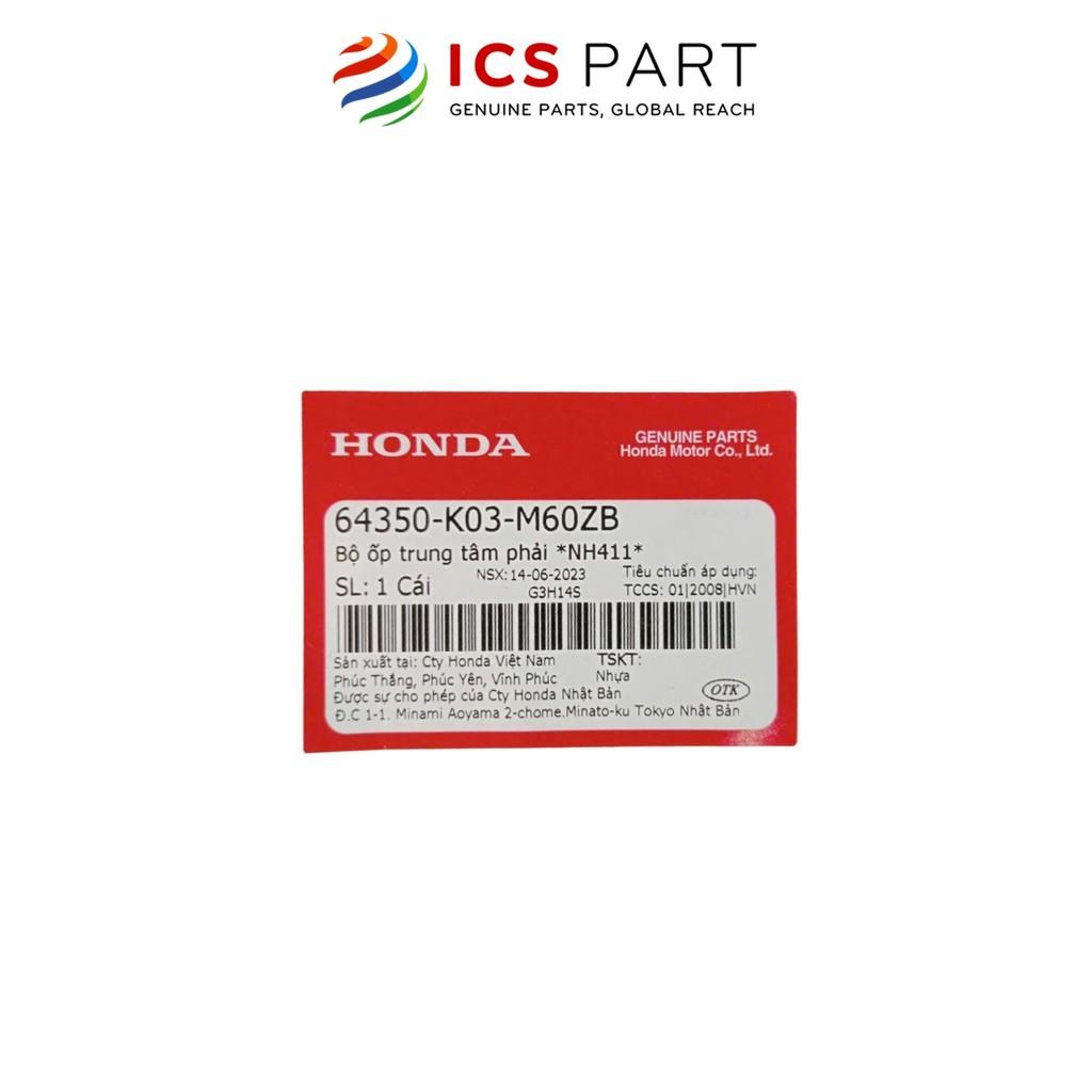 Bộ Ốp Trung Tâm Phải Nh411 Honda Wave Rsx Màu Bạc (64350K03M60Zb)