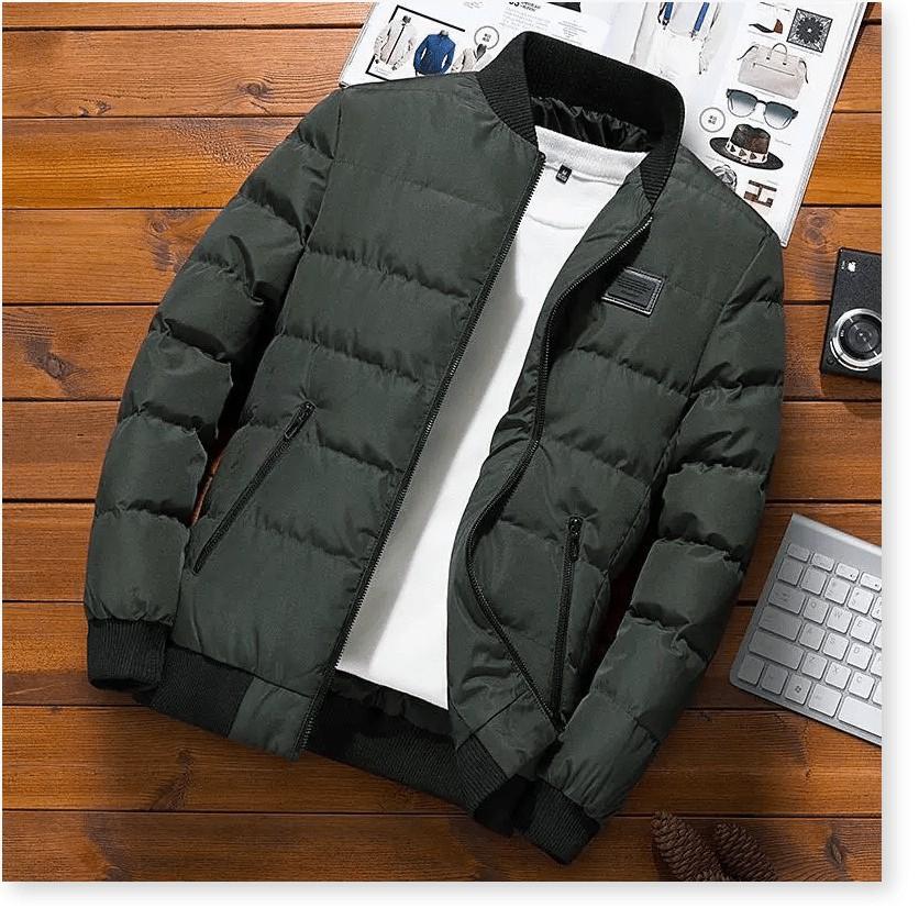 ÁO KHOÁC NAM/ÁO KHOÁC PHAO NAM TRẦN BÔNG 3 LỚP SIÊU ẤM ÁP MÙA ĐÔNG CÓ SIZE 3XL LANO STORE