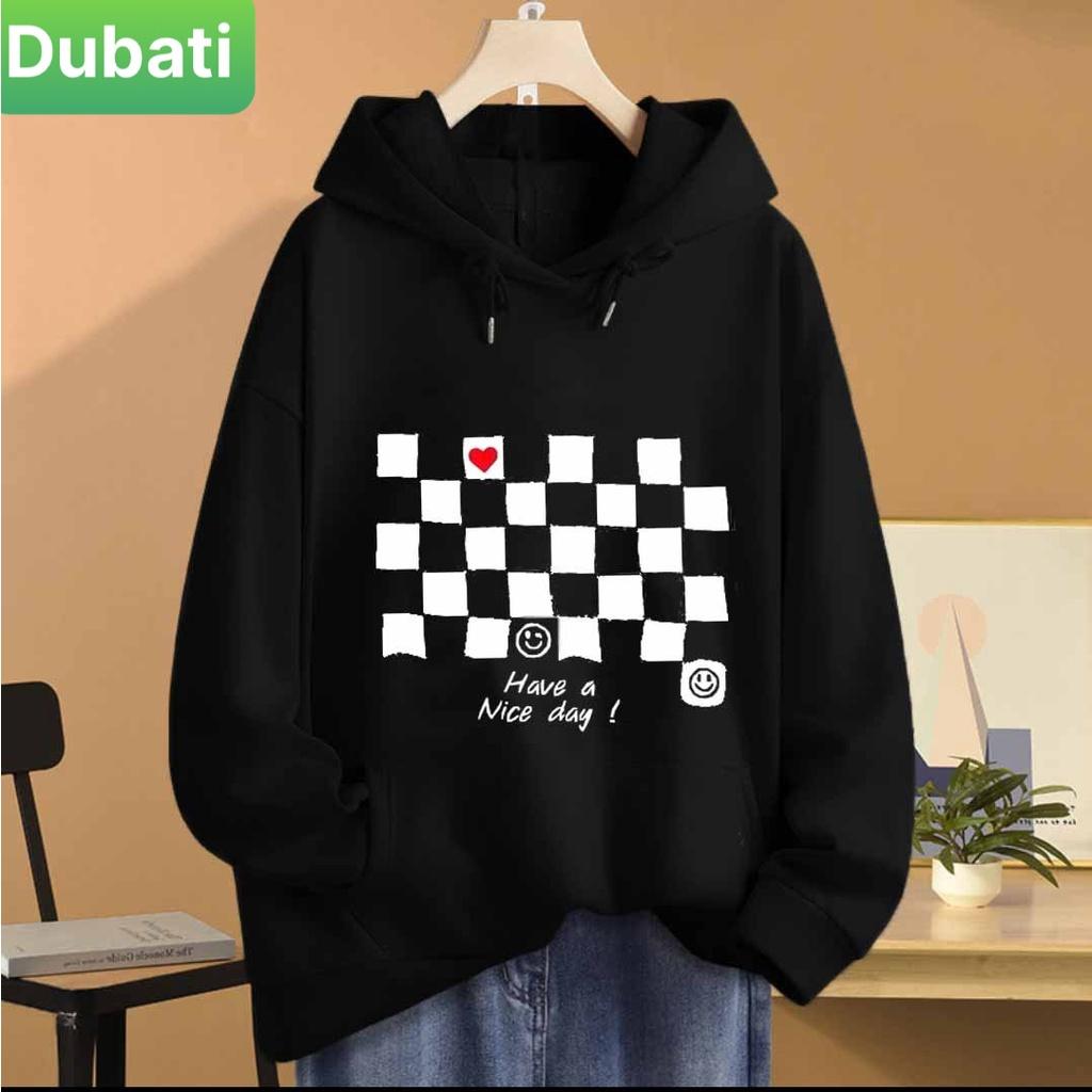 ÁO NỈ, ÁO KHOÁC HOODIE CARO NICE DAY SIÊU NGẦU NAM NỮ PHONG CÁCH CAO CÁP NEW - DUBATI FASHION