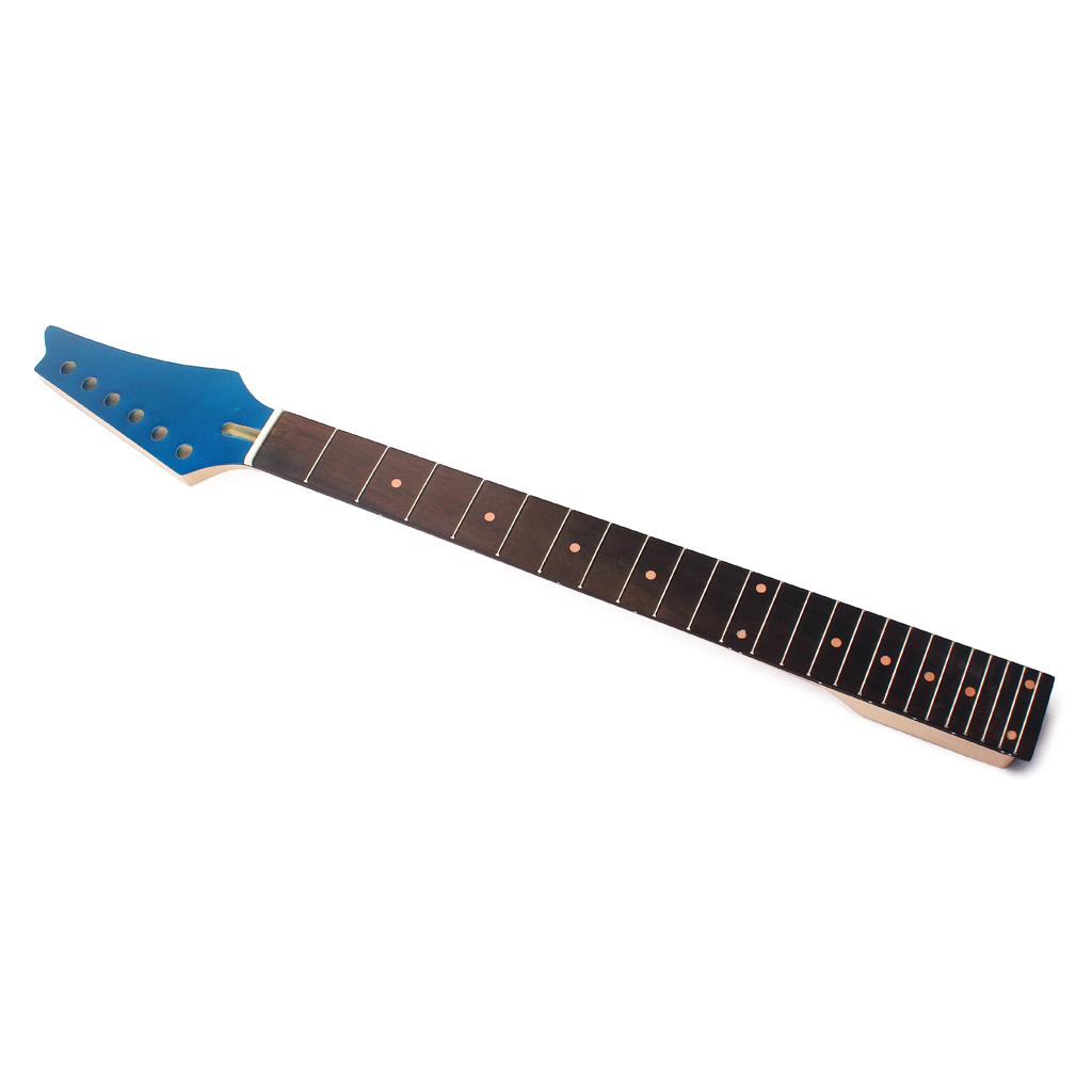 Premium Guitar Neck, 24 Frets, Maple Wood Guitar Neck Fretboard For ST Electric Guitar, Black