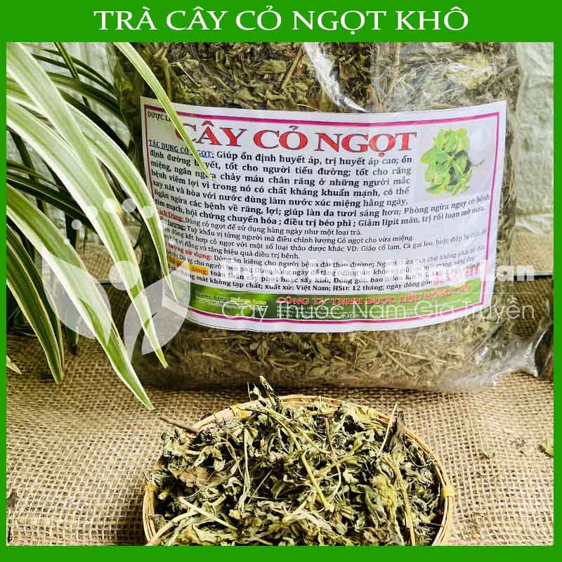 500g Cây Cỏ Ngọt khô sạch (lá + cành)